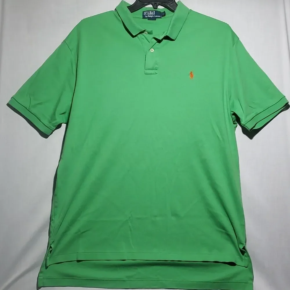 Polo Ralph Lauren 100%‎ cotton men's polo shirt US size XL